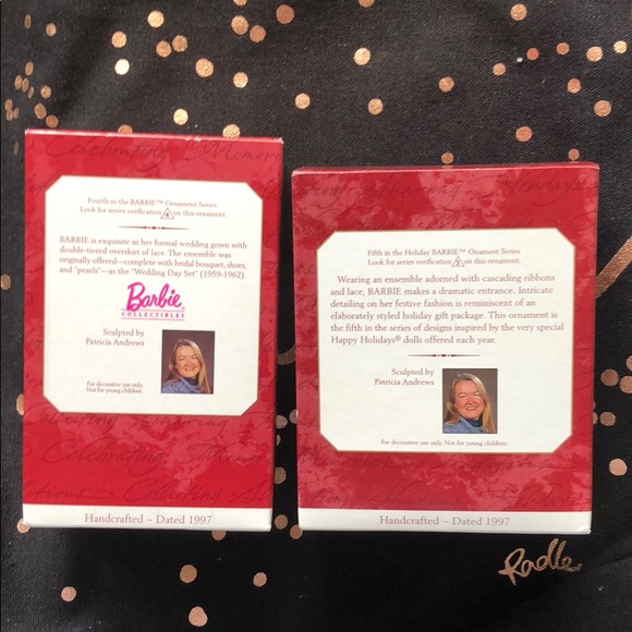 Hallmark 1997 Holiday Barbie, Wedding Day Ornament - Picture 4 of 6
